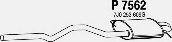 FENNO P7562 Глушитель выхлопных газов конечный