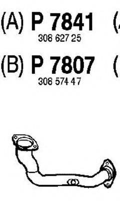 FENNO P7841 Труба выхлопного газа