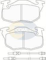 COMLINE CBP2198 Комплект тормозных колодок, дисковый тормоз