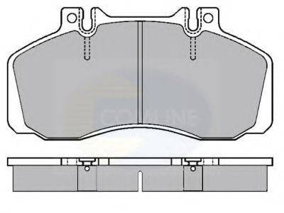 COMLINE CBP9002 Комплект тормозных колодок, дисковый тормоз