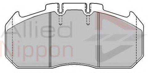 COMLINE ACV058KPX Комплект тормозных колодок, дисковый тормоз