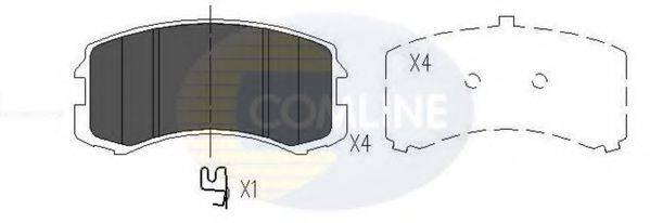 COMLINE CBP06061 Комплект тормозных колодок, дисковый тормоз