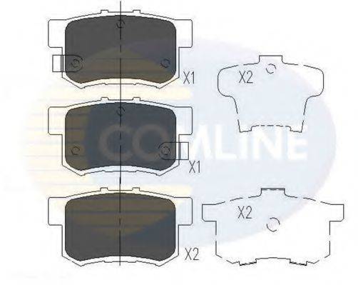 COMLINE CBP36049 Комплект тормозных колодок, дисковый тормоз