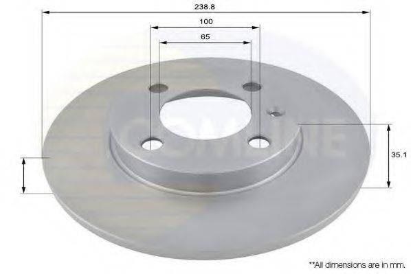 COMLINE ADC1402 Тормозной диск