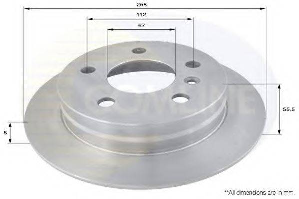 COMLINE ADC1643 Тормозной диск