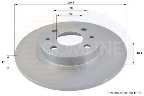 COMLINE ADC1802 Тормозной диск