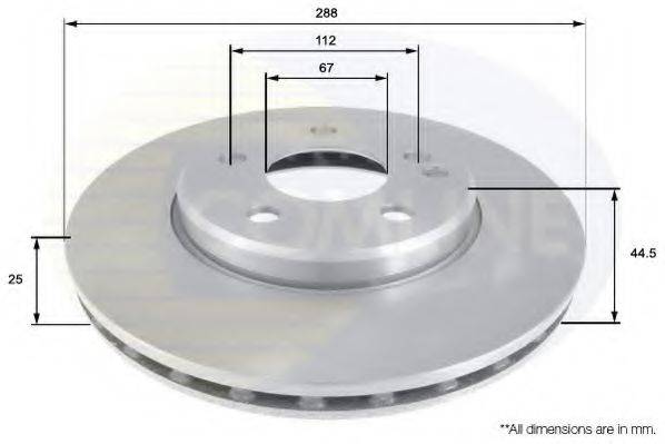 COMLINE ADC1641V Тормозной диск