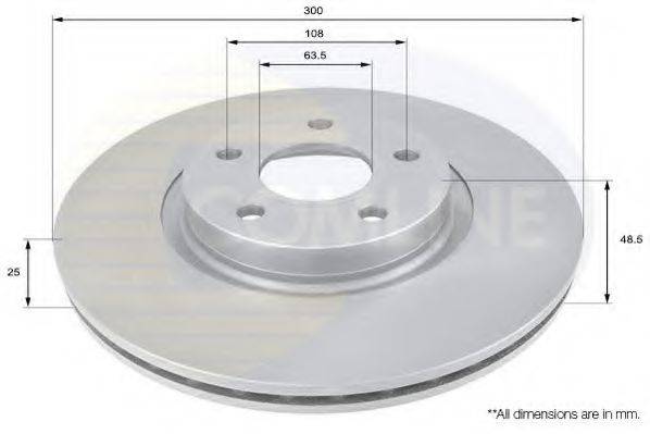 COMLINE ADC1227V Тормозной диск