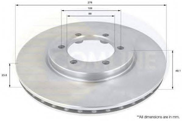 COMLINE ADC1015V Тормозной диск