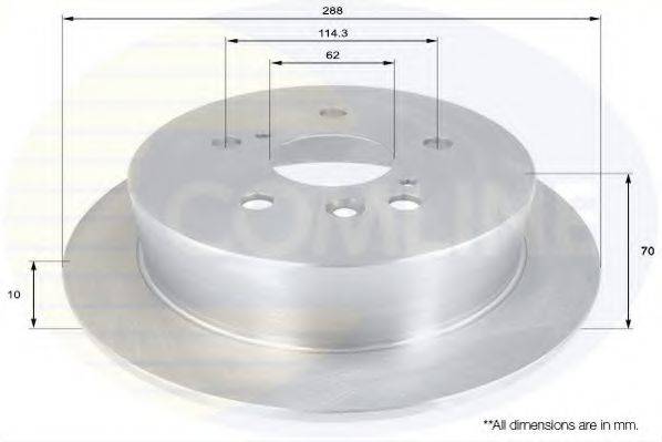 COMLINE ADC01159 Тормозной диск