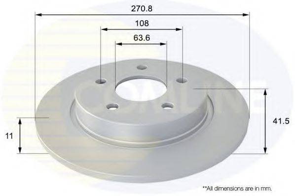 COMLINE ADC1247 Тормозной диск