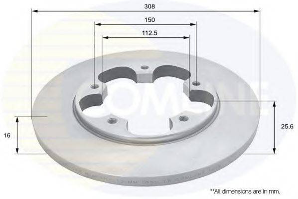 COMLINE ADC1268 Тормозной диск