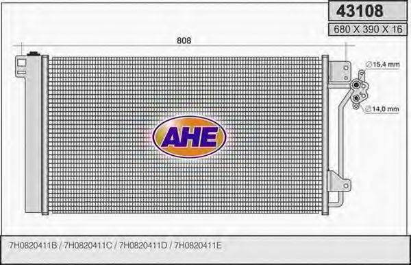 AHE 43108 Конденсатор, кондиционер