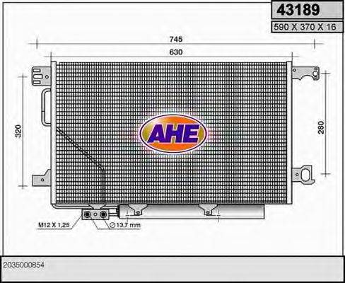 AHE 43189 Конденсатор, кондиционер