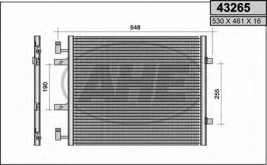 AHE 43265 Конденсатор, кондиционер