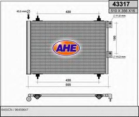 AHE 43317 Конденсатор, кондиционер