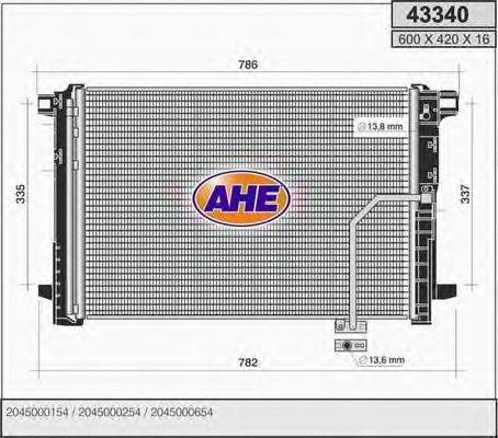 AHE 43340 Конденсатор, кондиционер