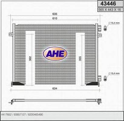 AHE 43446 Конденсатор, кондиционер