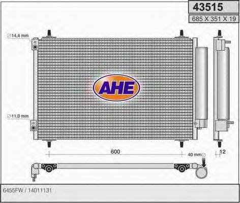 AHE 43515 Конденсатор, кондиционер