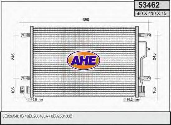 AHE 53462 Конденсатор, кондиционер