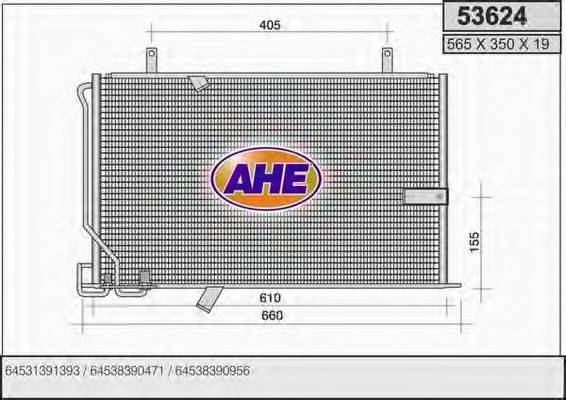 AHE 53624 Конденсатор, кондиционер