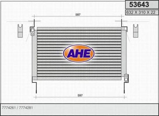 AHE 53643 Конденсатор, кондиционер