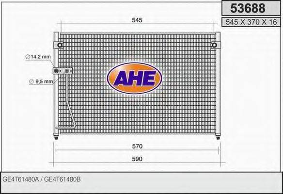 AHE 53688 Конденсатор, кондиционер