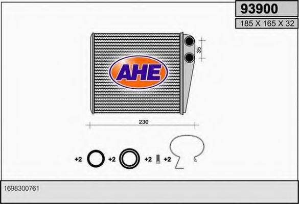 AHE 93900 Теплообменник, отопление салона