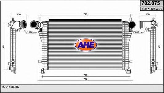 AHE 702075 Интеркулер