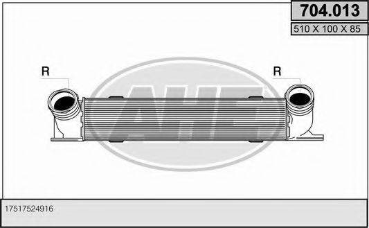 AHE 704013 Интеркулер