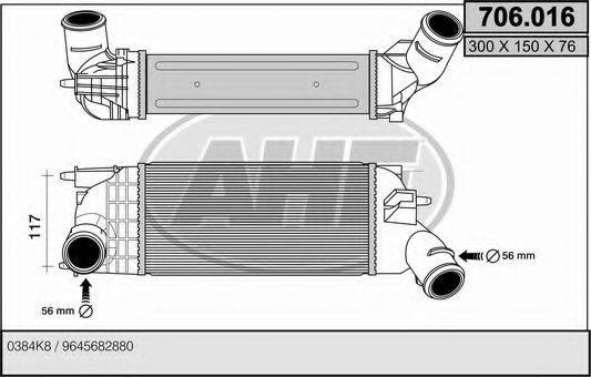 AHE 706016 Интеркулер