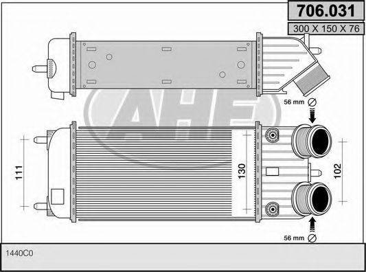 AHE 706031 Интеркулер