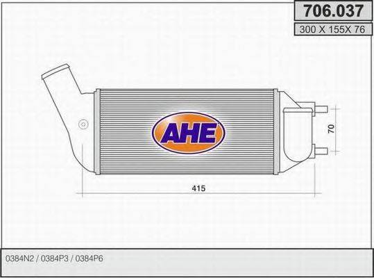 AHE 706037 Интеркулер