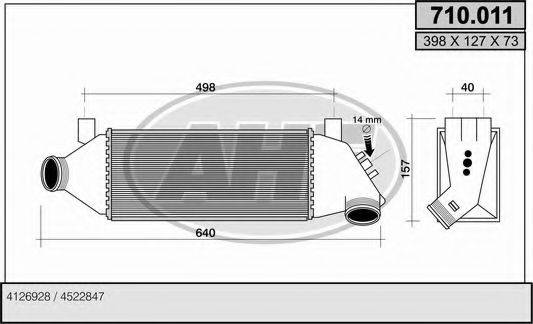 AHE 710011 Интеркулер