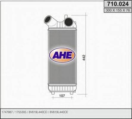 AHE 710024 Интеркулер