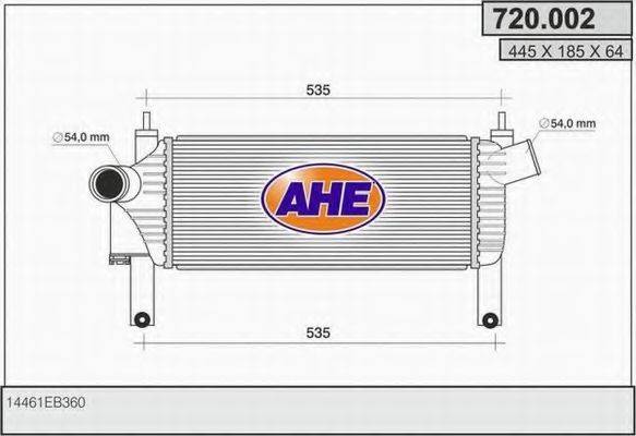 AHE 720002 Интеркулер