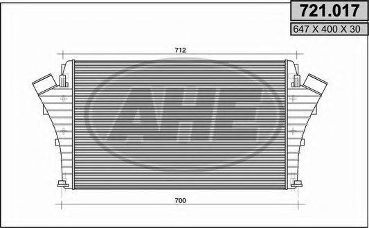 AHE 721017 Интеркулер