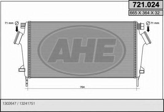 AHE 721024 Интеркулер