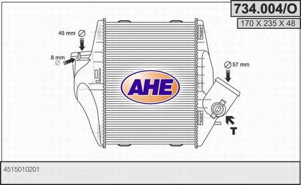 AHE 734004O Интеркулер