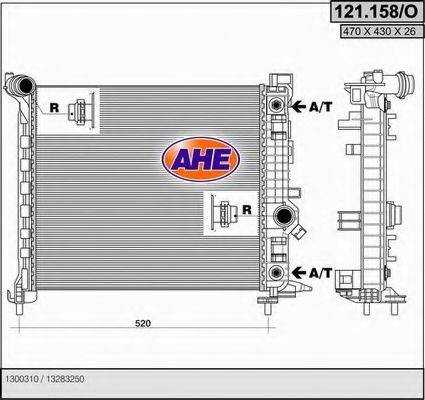 AHE 121158O Радиатор, охлаждение двигателя