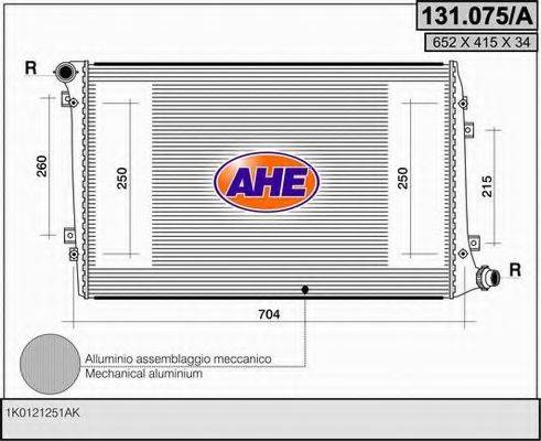 AHE 131075A Радиатор, охлаждение двигателя