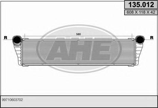 AHE 135012 Радиатор, охлаждение двигателя