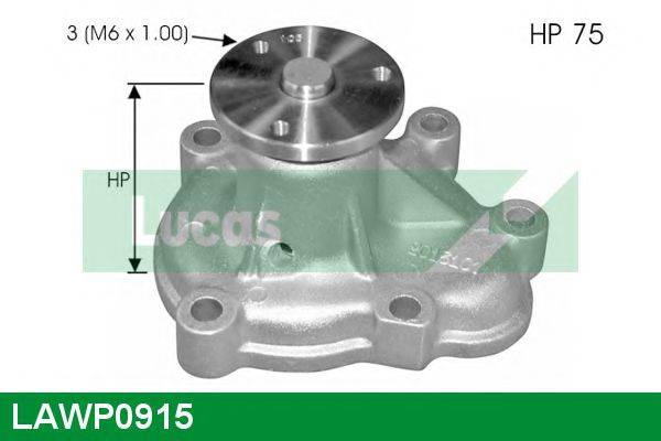 LUCAS ENGINE DRIVE LAWP0915 Водяной насос