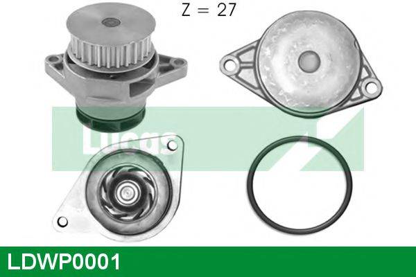 LUCAS ENGINE DRIVE LDWP0001 Водяной насос