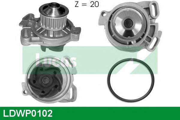 LUCAS ENGINE DRIVE LDWP0102 Водяной насос