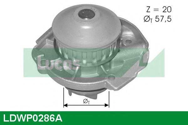 LUCAS ENGINE DRIVE LDWP0286A Водяной насос