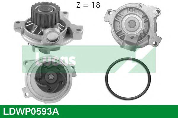LUCAS ENGINE DRIVE LDWP0593A Водяной насос