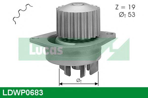 LUCAS ENGINE DRIVE LDWP0683 Водяной насос