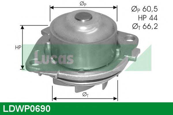LUCAS ENGINE DRIVE LDWP0690 Водяной насос