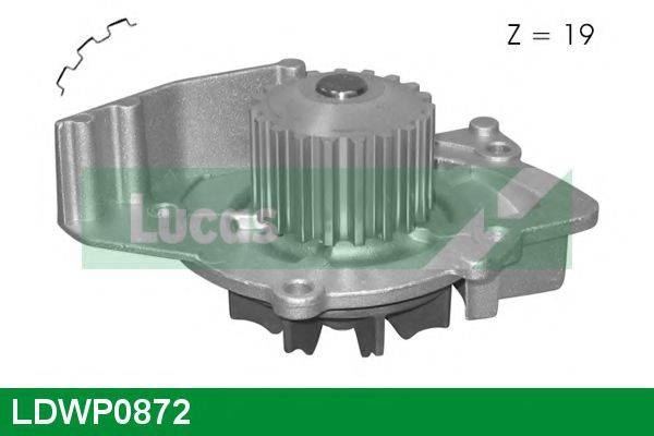 LUCAS ENGINE DRIVE LDWP0872 Водяной насос